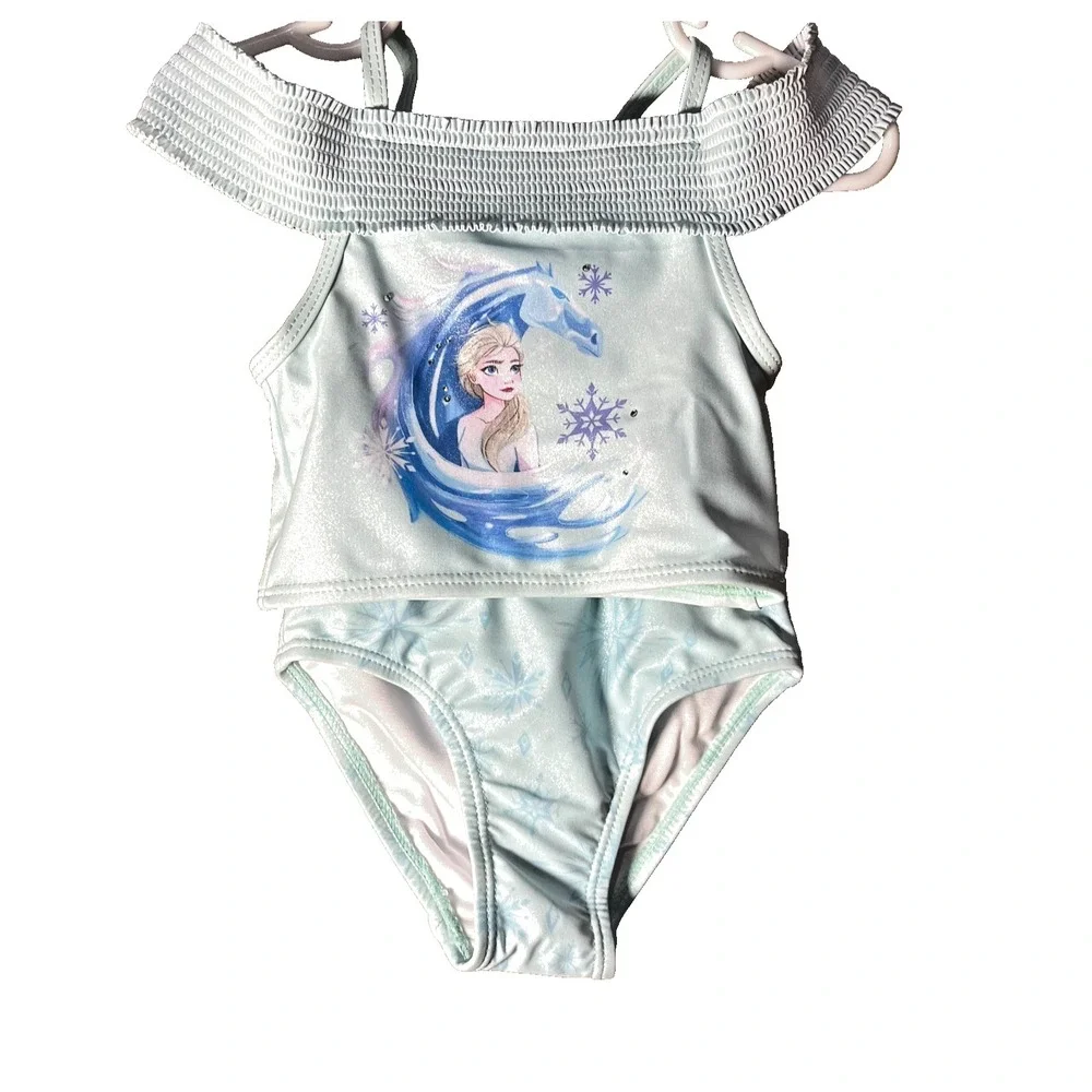 Disney  Princess‎ Elsa Bathing Bikini Size 4 New